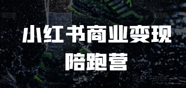 小红书商业变现陪跑营，小红书电商教程-kk网创