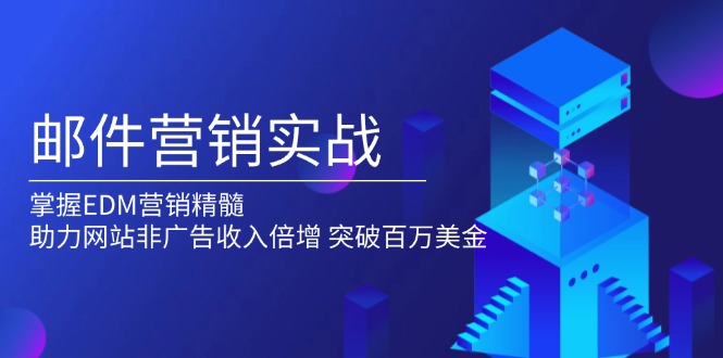 邮件营销实战，掌握EDM营销精髓，助力网站非广告收入倍增，突破百万美金-kk网创