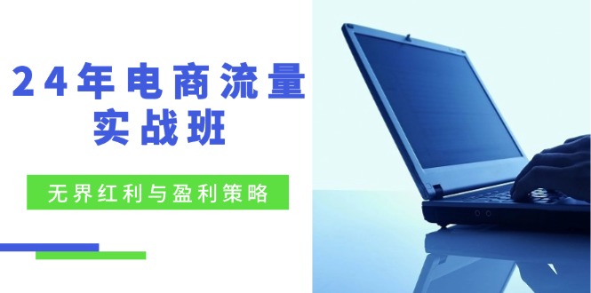 24年电商流量实战班：无界 红利与盈利策略，终极提升/关键词优化/精准…-kk网创