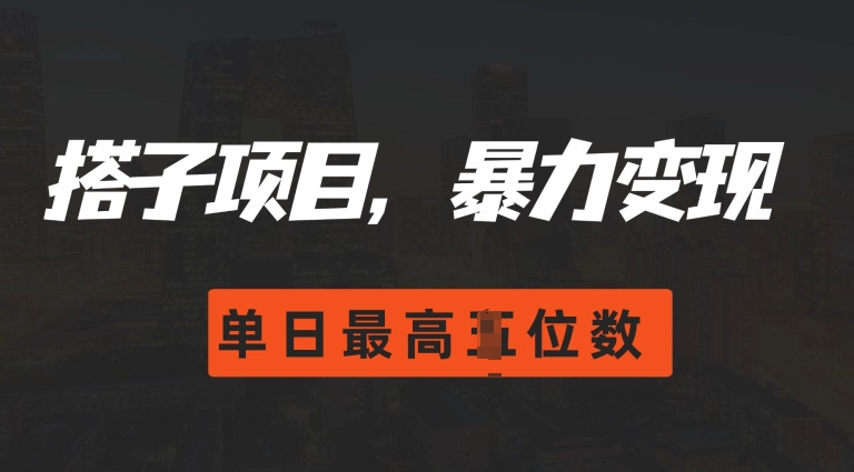 2024搭子玩法，0门槛，暴力变现，单日最高破四位数【揭秘】-kk网创