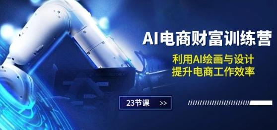 AI电商-财富训练营：利用AI绘画与设计，提升电商工作效率(23节课)-kk网创