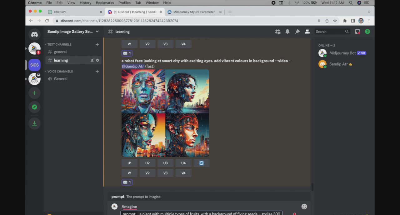 图片[2]-ChatGPT4 和 MidJourney AI 绘画聊天革命性指南教程-33节视频课-中英字幕-kk网创
