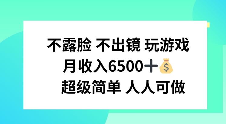 不露脸 不出境 玩游戏，月入6500 超级简单 人人可做【揭秘】-kk网创