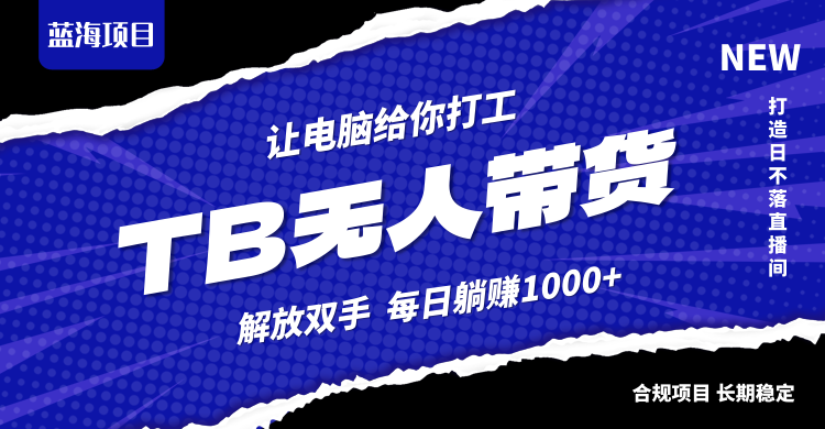 淘宝无人直播最新玩法，不违规不封号，轻松月入3W+-kk网创