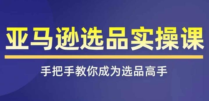 亚马逊选品实操课程，快速掌握亚马逊选品的技巧，覆盖亚马逊选品所有渠道-kk网创