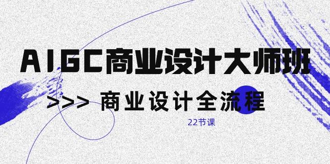 AIGC-商业设计大师班，商业设计全流程(22节课-kk网创