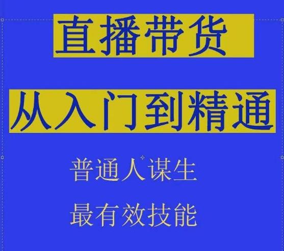 2024抖音直播带货直播间拆解抖运营从入门到精通，普通人谋生最有效技能-kk网创