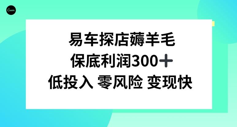 易车APP首页十亿补贴活动，选择到店补贴，保底利润300+-kk网创