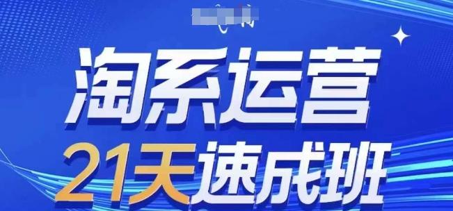 淘系运营21天速成班(更新24年6月)，0基础轻松搞定淘系运营，不做假把式-kk网创
