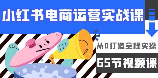 (9724期)小红书电商运营实战课，从0打造全程实操(65节视频课)-kk网创