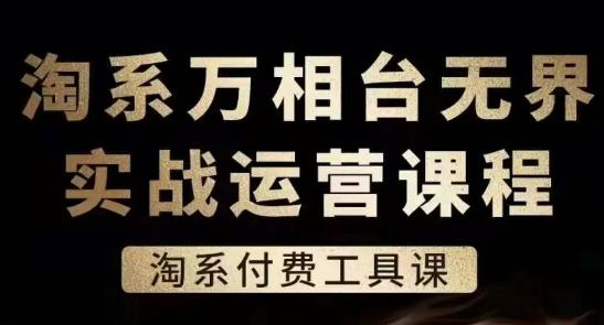 淘系万相台无界实战运营课，淘系付费工具课-kk网创