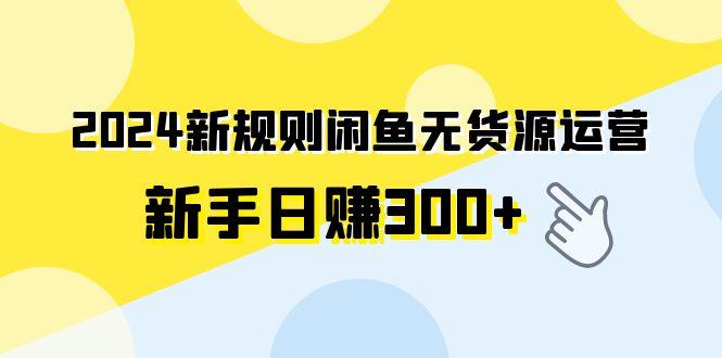 (9522期)2024新规则闲鱼无货源运营新手日赚300+-kk网创