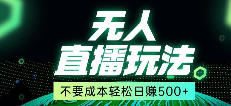 全网首发24年最新无人直播玩法，不需要成本，无需人力，一台电脑24小时为你工作-kk网创