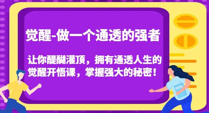 觉醒-做一个通透的强者，让你醍醐灌顶，拥有通透人生的觉醒开悟课，掌握强大的秘密！-kk网创