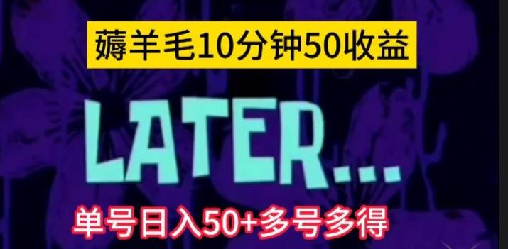 美团薅羊毛玩法，单号日入50+多号多得【仅揭秘】-kk网创