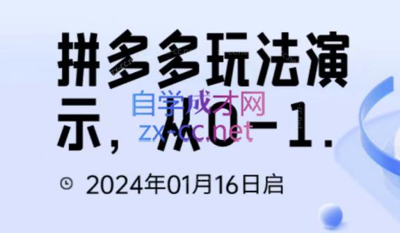 吴老师·拼多多从选品到截流到付费的玩法技巧-kk网创