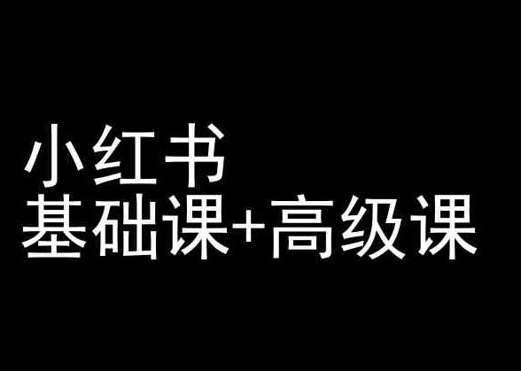 小红书基础课+高级课-小红书运营教程-kk网创