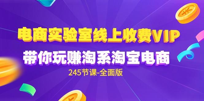 (9859期)电商-实验室 线上收费VIP，带你玩赚淘系淘宝电商(245节课-全面版)-kk网创