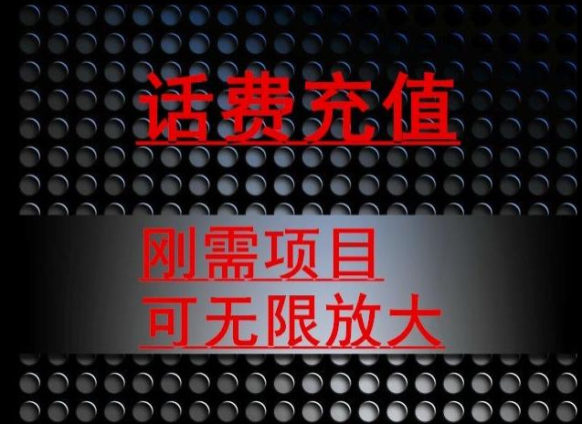 最新蓝海项目，刚需赛道，95折充话费月入5位数-kk网创