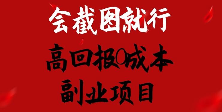 会截图就行，高回报0成本副业项目，卖离婚模板一天1.5k+【揭秘】-kk网创
