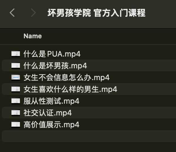 坏男孩学院 官方入门课程-kk网创