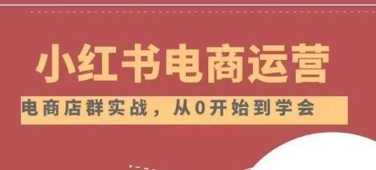 小红书店铺运营从小白到大神2.0，从入门到精通-kk网创