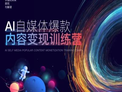 AI自媒体爆款内容变现训练营，20%底层逻辑，60%实操方法，20%案例拆解(即学即用)-kk网创
