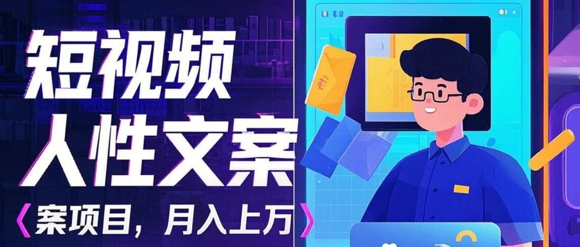 利用AI自动制作短视频人性文案项目：揭秘月入上万的精准流量变现秘籍-kk网创