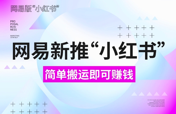 网易官方新推“小红书”，搬运即有收益，新手小白千万别错过(附详细教程)【揭秘】-kk网创