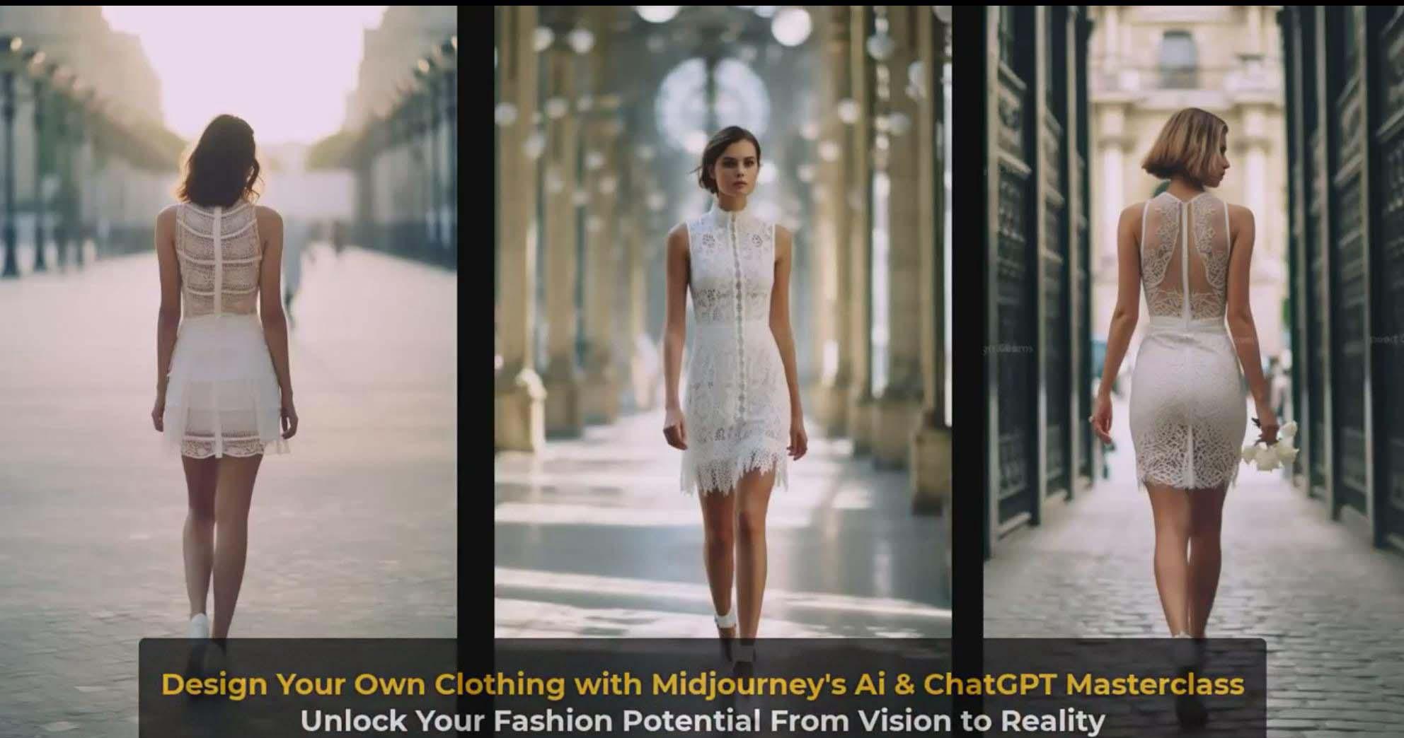 图片[2]-利用 Midjourneys Ai 人工智能设计自己的服装AI大师班-10节课-中英字幕-kk网创