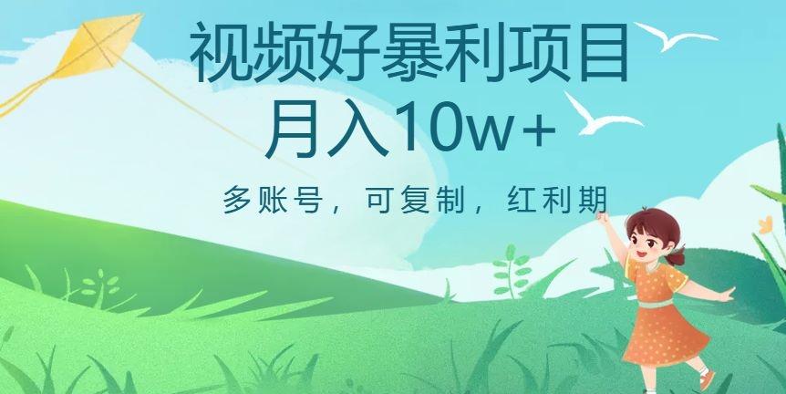 外边收费699项目，视频号暴利项目，多账号可复制，红利期-kk网创