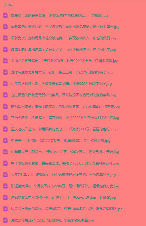图片[3]-(9607期)真实有效391套商业模式，年入几十到几百万案例解析(电子书+视频+图文)-kk网创