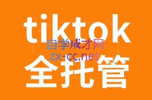 TikTok跨境电商全托管运营模式精品课-kk网创