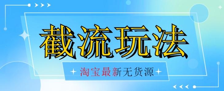 首发价值2980最新淘宝无货源不开车自然流超低成本截流玩法日入300+【揭秘】【1016更新】-kk网创