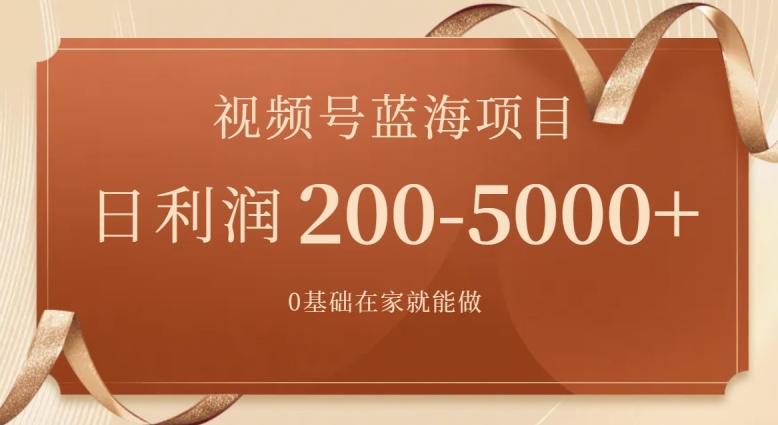 外边收费699视频号项目，最新玩法，简单好操作，一人可做，日四位数-kk网创