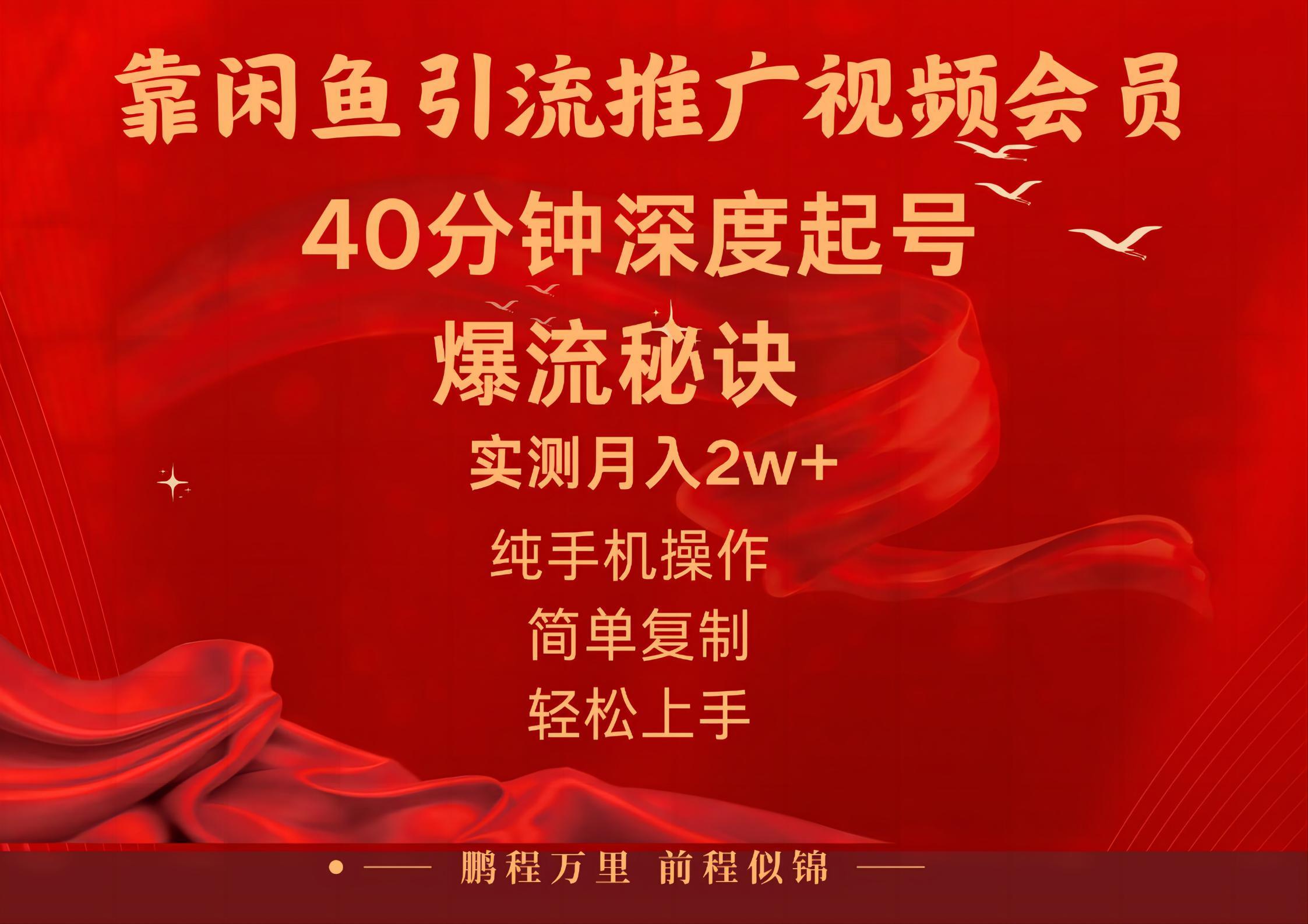 闲鱼暴力引流推广视频会员，能做到日入2W+，操作简单-kk网创