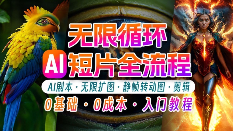 AI剪辑无限循环画面：新手轻松月入上万的秘技【揭秘】-kk网创