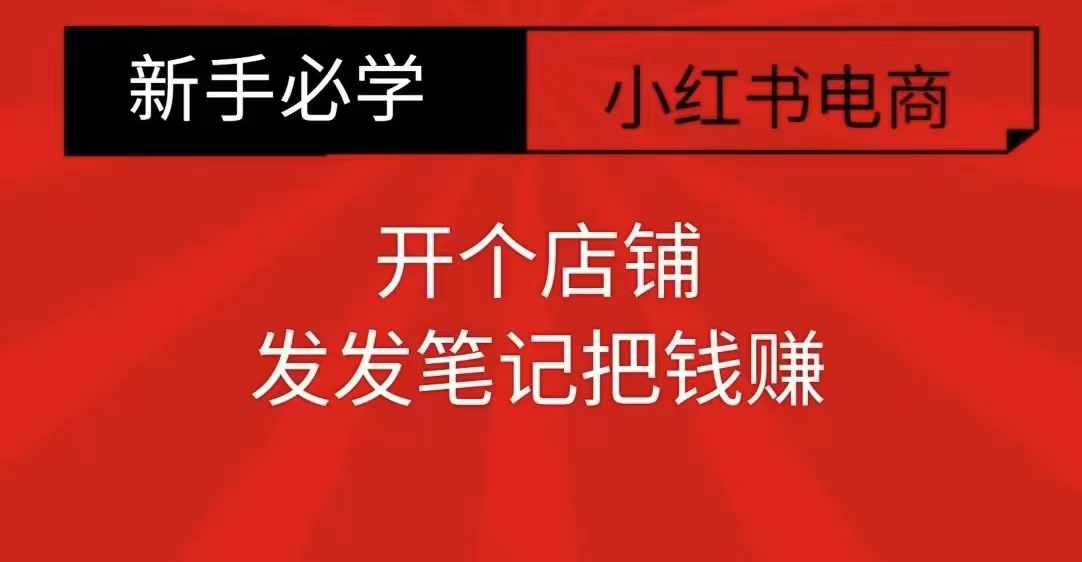 小红书零食共创【新手易上手】开个店铺，发发笔记把钱赚-kk网创