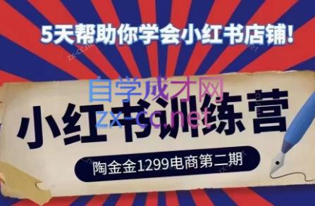 陶金金·小红书训练营(第二期)-kk网创