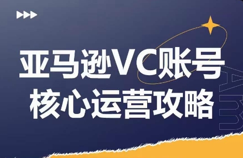 亚马逊VC账号核心玩法解析，实战经验拆解产品模块运营技巧，提升店铺GMV，有效提升运营利润-kk网创