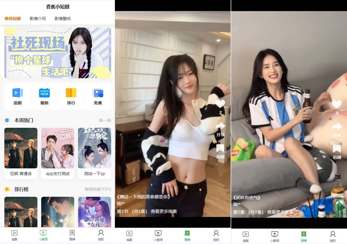 (8542期)小剧场短剧影视系统源码 全开源 带支付收益+会员机制+代理推广等模式【…-kk网创